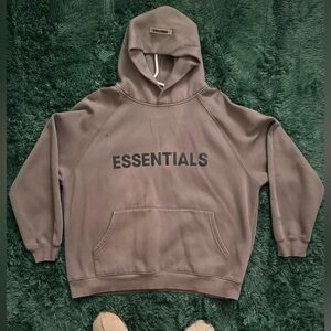 Fear of God Essentials Taupe Hoodie